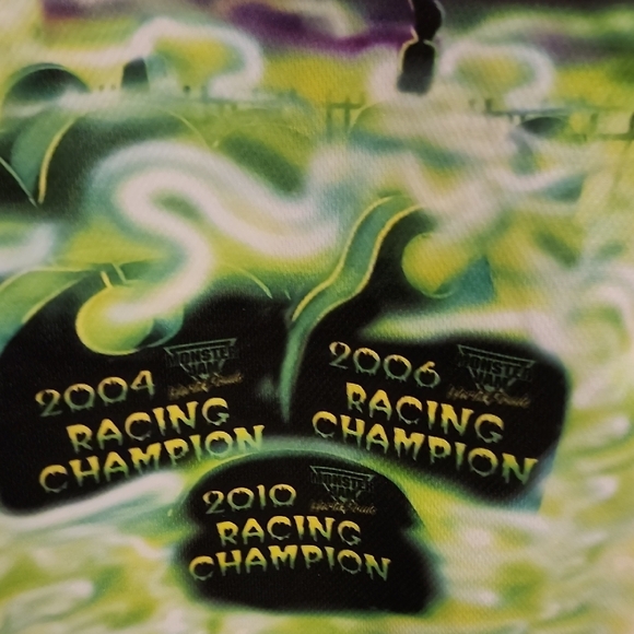 Grave Digger Men's Shirt - Black and Green Exclusive Shirt - Picture 15 of 15